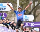 Mighty Mathieu van der Poel powers to victory in Omloop Het Nieuwsblad