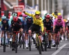 Brennan becomes first Briton since Cavendish to win Flemish classic in sprint finish