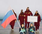 Russian flag met largely by silence at opening ceremony of Winter Paralympics