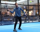 Lily James, Andy Murray and a million Britons: padel’s rise nears milestone