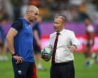 Eddie Jones says RFU would be ‘foolhardy’ to sack Borthwick before World Cup