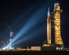 Nasa returns moon rocket to pad and targets 1 April launch