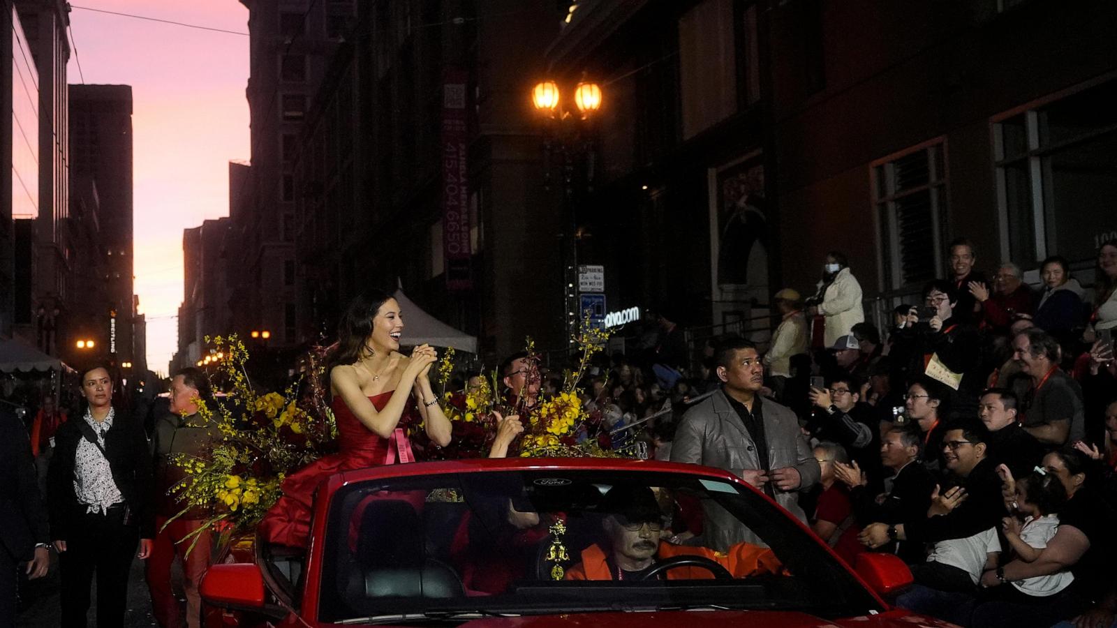 Olympian Eileen Gu heads up Chinese New Year parade in her native San Francisco