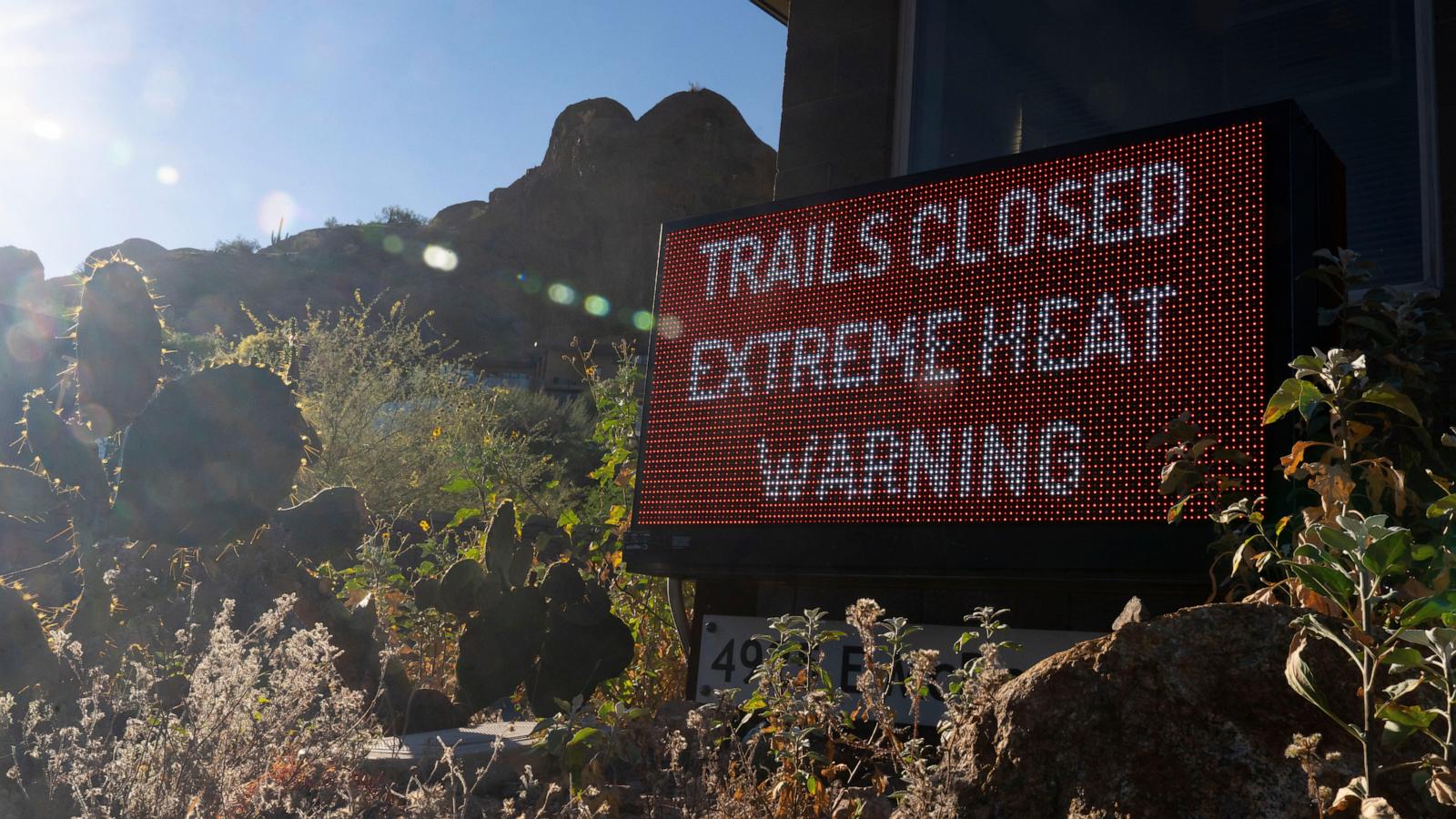 Arizona community hits 110 degrees F, the highest March temperature recorded in the US