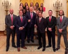 ‘Worth a thousand words’: Trump photo obscuring women’s tennis team sparks backlash