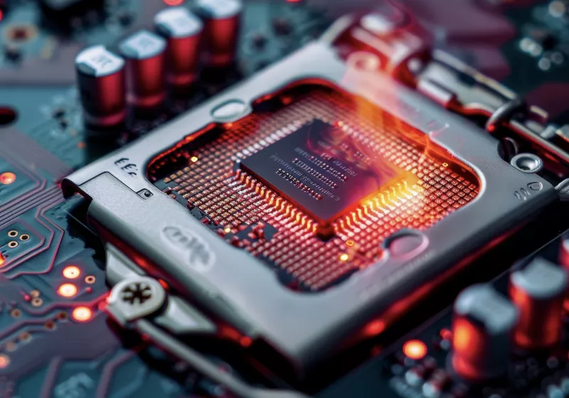 This chip keeps working at 700°C, surviving lava-like heat