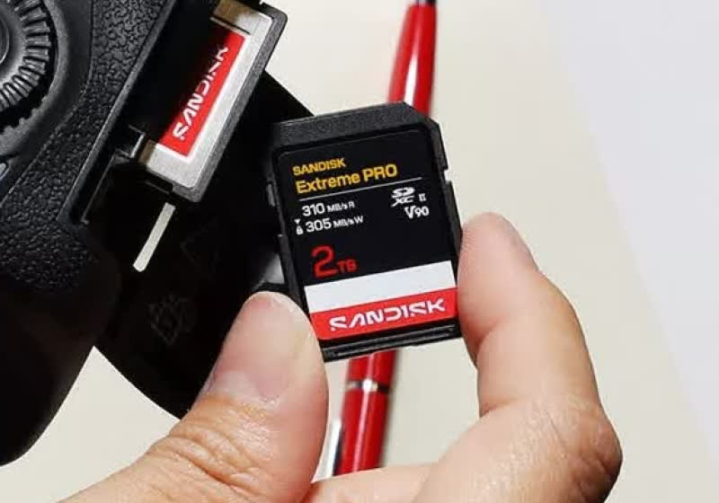 SanDisk's new 2TB SD card costs $2,000, and it's not even the fastest option