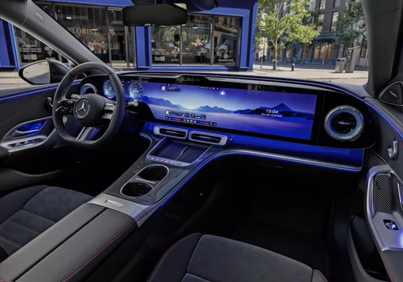 Mercedes all-new C-Class electric sedan is a rolling tech demo with hyperscreens