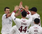 County cricket day two: Anderson rolls back the years with five-fer for Lancashire