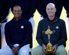Jim Furyk to lead US Ryder Cup team after Tiger Woods’s withdrawal