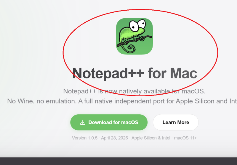 Unofficial Notepad++ macOS app forced to rebrand after creator objects