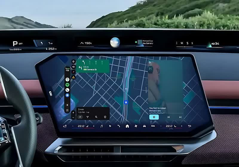 Android Auto's biggest update in years delivers edge-to-edge Maps, Gemini, and HD video streaming
