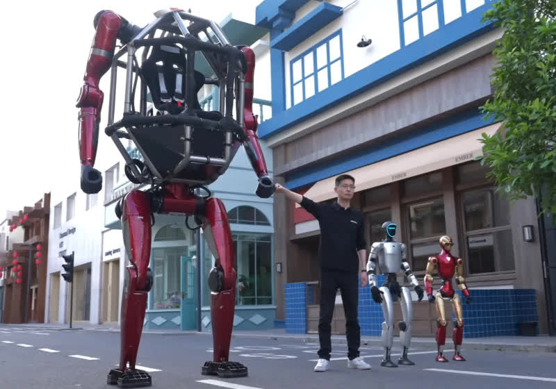 Unitree reveals $650,000 production-ready mecha that punches through walls and crawls like a spider