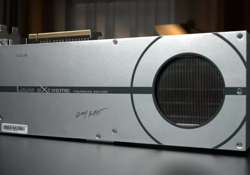 China built a gaming GPU: Lisuan's LX 7G100 performs like an RTX 3060 but costs almost $500
