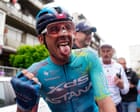 Uruguay’s Silva makes history after dramatic Giro d’Italia second stage