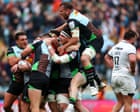 Free-flowing Harlequins dent Exeter’s playoff hopes with comeback win