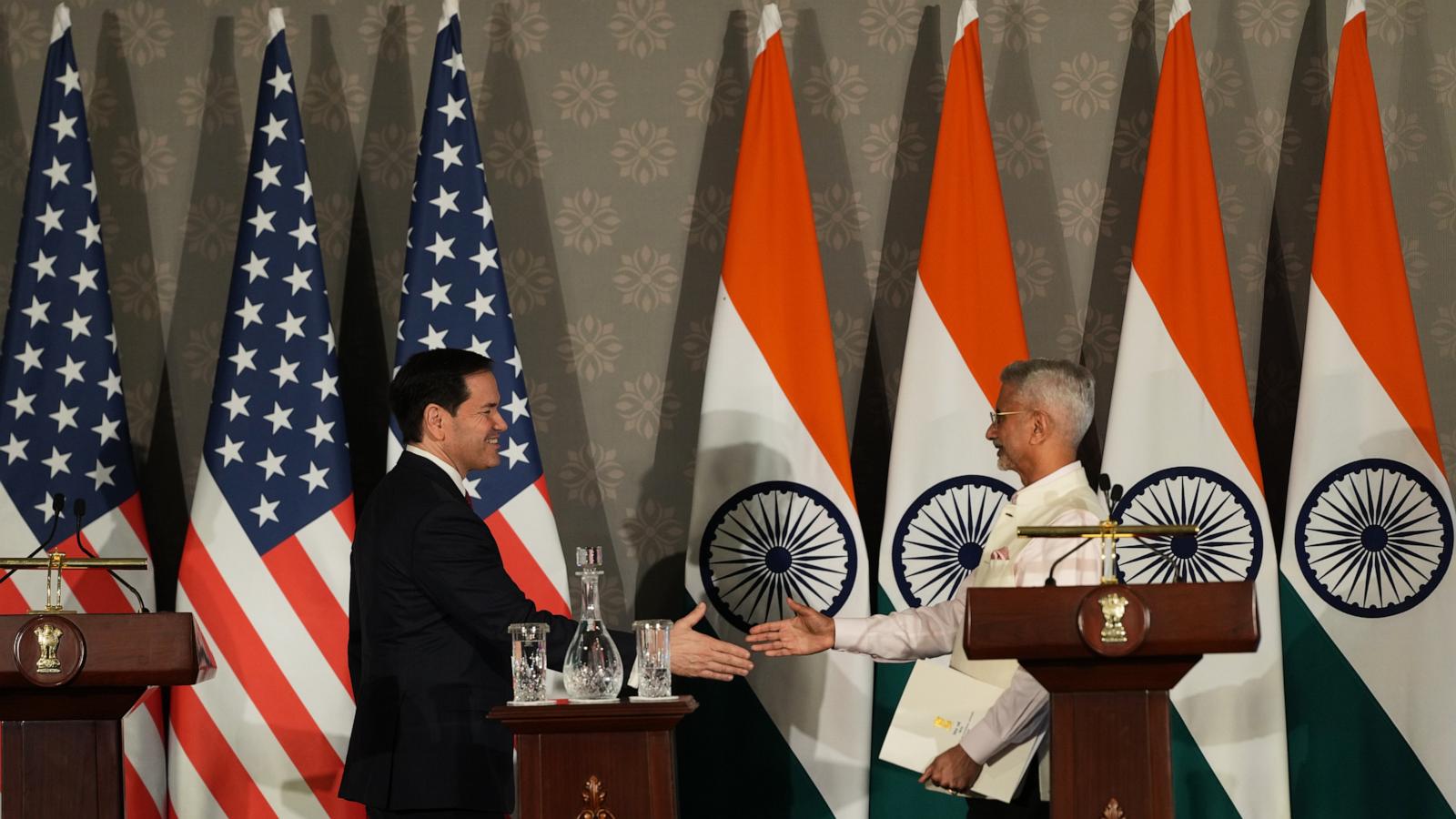 Rubio tries to tackle a trust deficit between Washington and Delhi on first official India trip