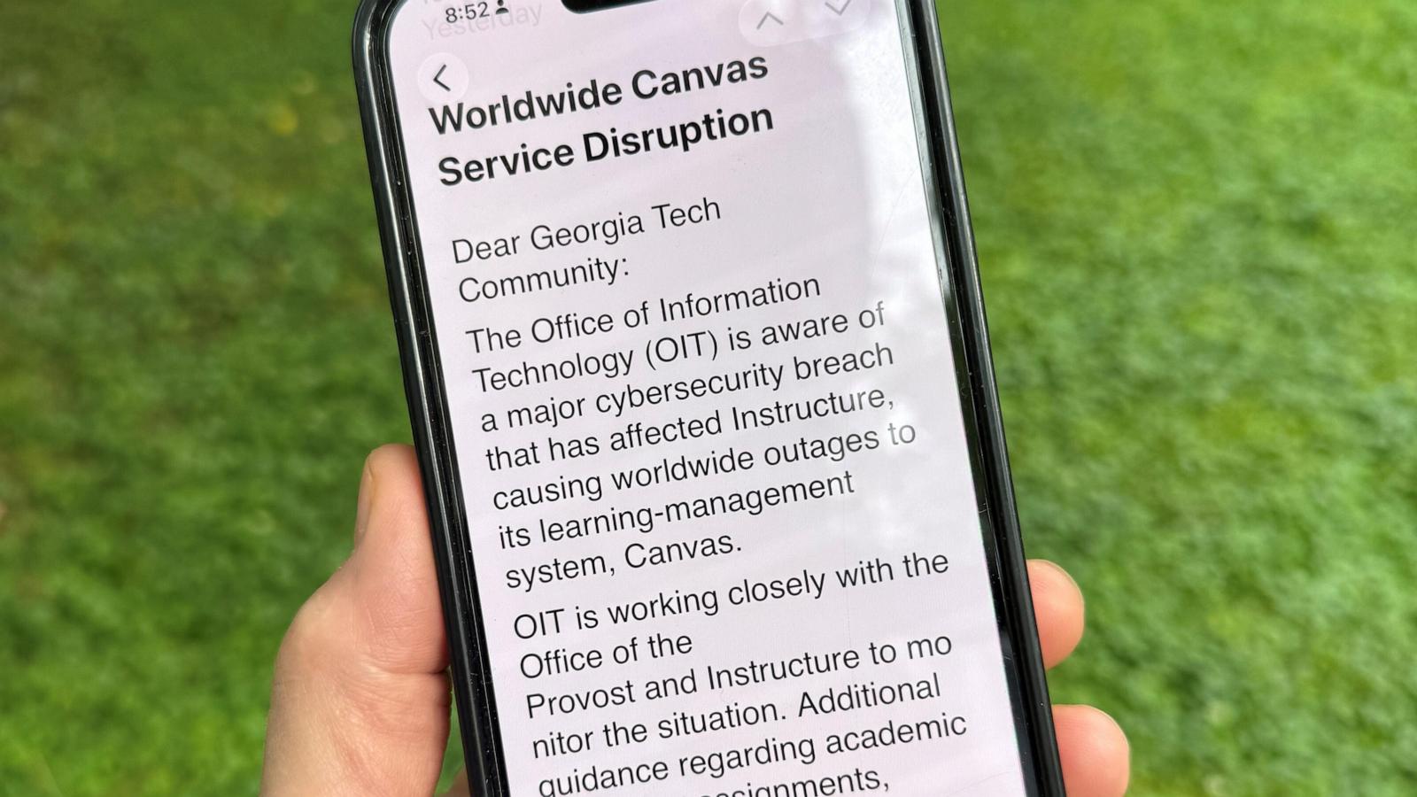 Deal reached with hackers to delete data stolen from the Canvas educational platform