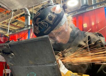 Community college student from Michigan to be 1st woman to represent US at world welding competition