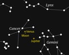 Starwatch: Sliver of moon and bright Venus create delightful twilight conjunction