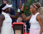Serena Williams makes winning return to tennis with victory in Queen’s doubles
