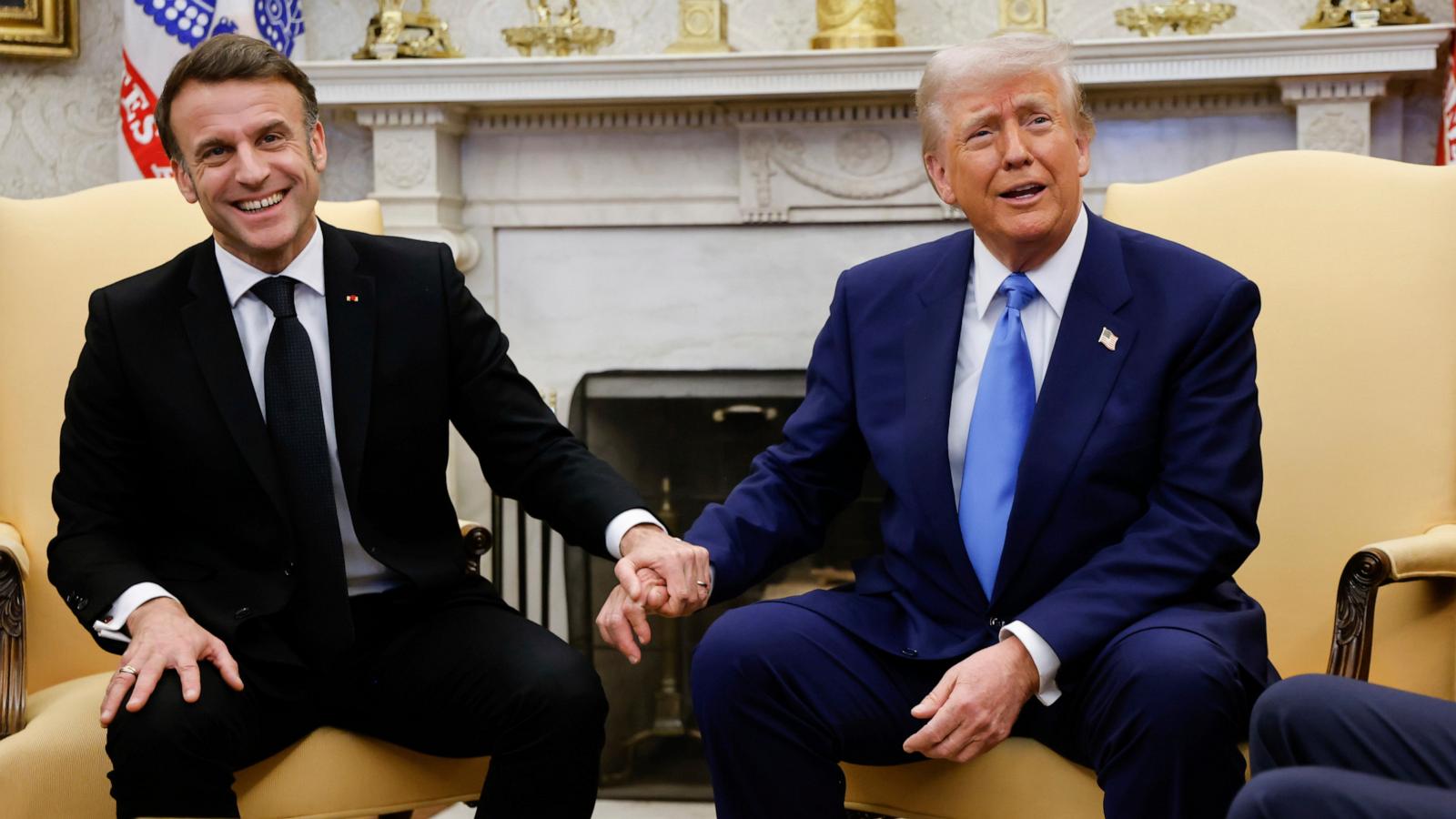 From white knuckles to open barbs, Trump and Macron bring a rocky history to the G7 summit