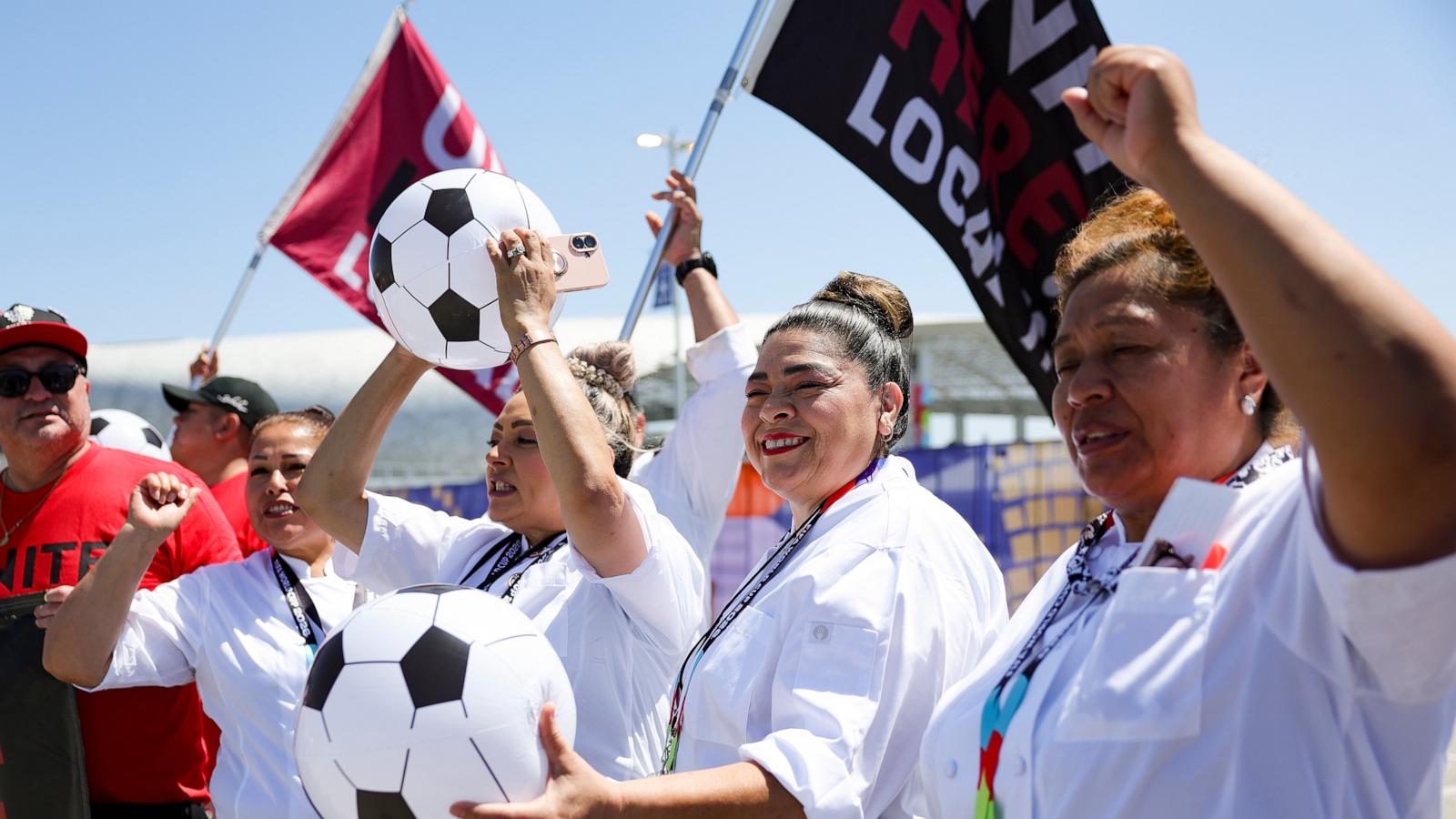 Stadium workers near LA reach tentative deal, averting strike ahead of World Cup