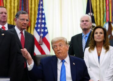 Trump accuses Democrats of hypocrisy on Platner, despite questions about his own conduct