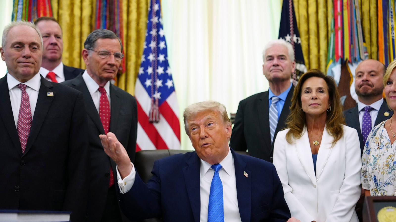 Trump accuses Democrats of hypocrisy on Platner, despite questions about his own conduct