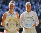 ‘I’m taking the big one’: Noskova says sight of trophies inspired Wimbledon triumph