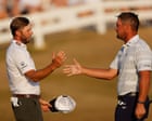 Nappy factor? New dad Sam Burns steals march on chasing pack to lead Open