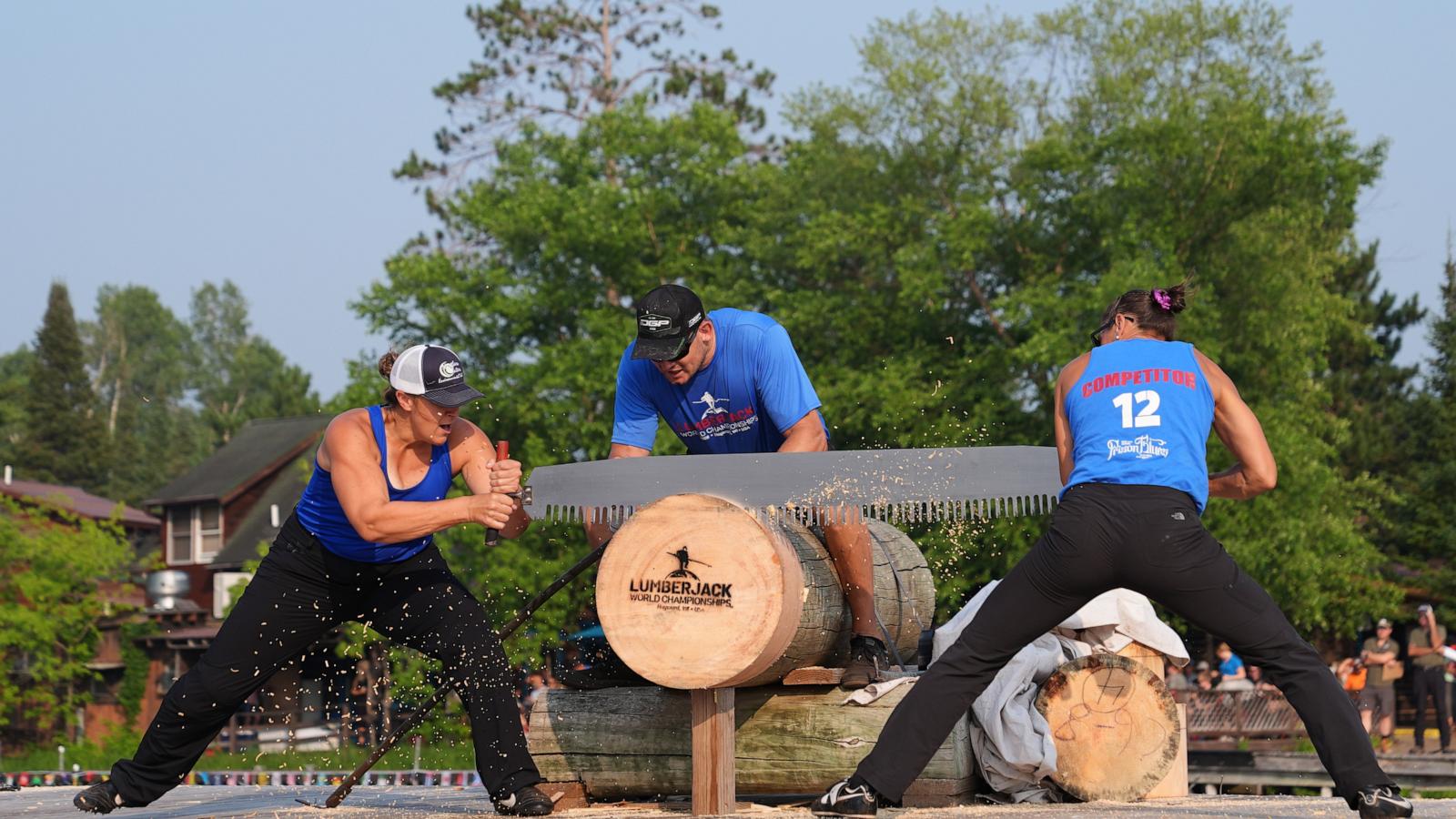 3 women’s world records set at the annual Lumberjack World Championships in Wisconsin