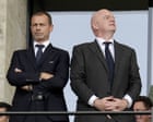 Uefa maintains World Cup boycott still stands despite Fifa’s backing for Infantino