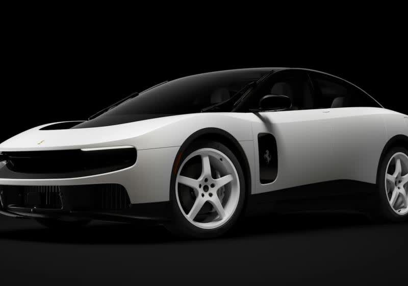 Ferrari's first electric car sells for a record $40 million at auction