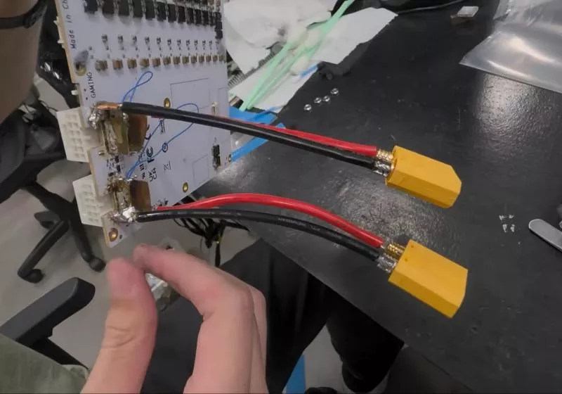 YouTubers "fix" melting RTX 5090 power connector by soldering cables directly to PCB