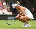 Vondrousova’s antics put tennis doping tests in spotlight – a far cry from football’s view | Tumaini Carayol