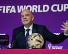 Wales become first nation to drop support for Fifa president Gianni Infantino