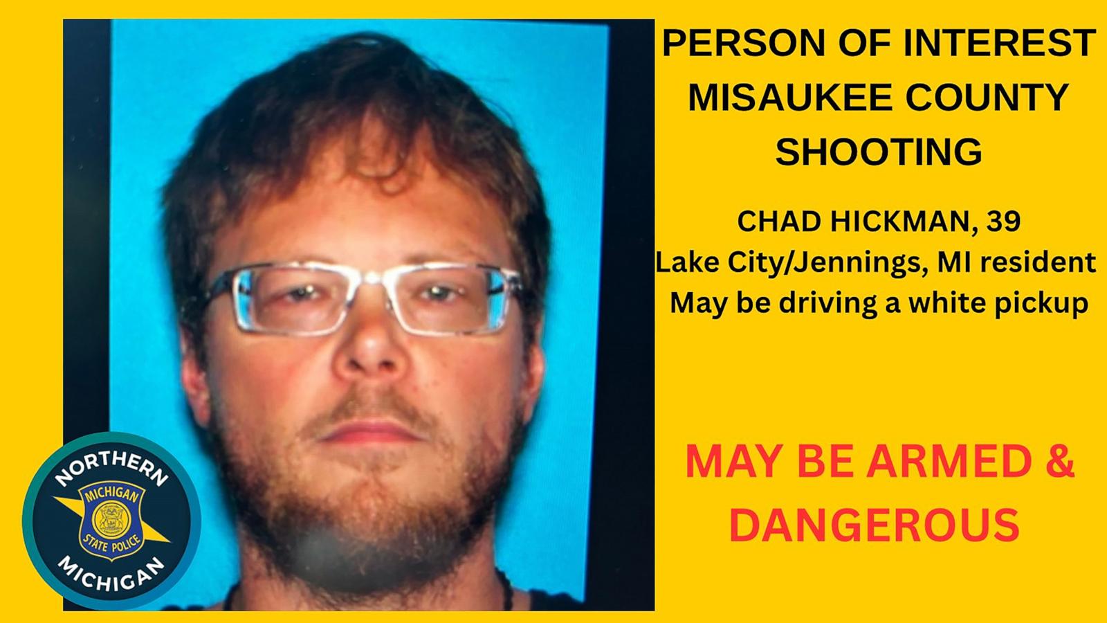 Shootings in Michigan leave 5 people plus suspect dead following large-scale search