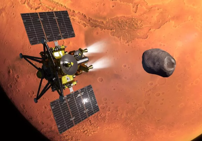 Japan is launching a mission to bring back the first samples from a Martian moon