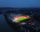 Which football stadiums have the highest and lowest Google ratings? | The Knowledge