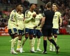 Mikel Arteta says penalty given to Sunderland ‘unacceptable at this level’