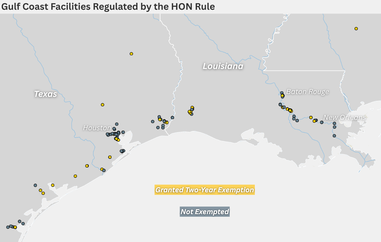 A hard-won rule to cut chemical plant pollution is being unraveled