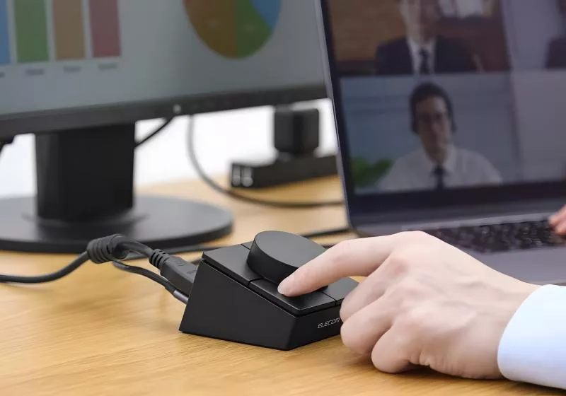 Elecom made a USB-C dock with a big dial on top, and I kind of want one