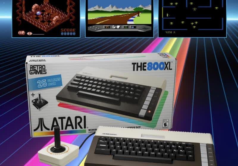 The Atari 800XL is back as a $220 retro machine with a real keyboard, HDMI, and a working cartridge slot