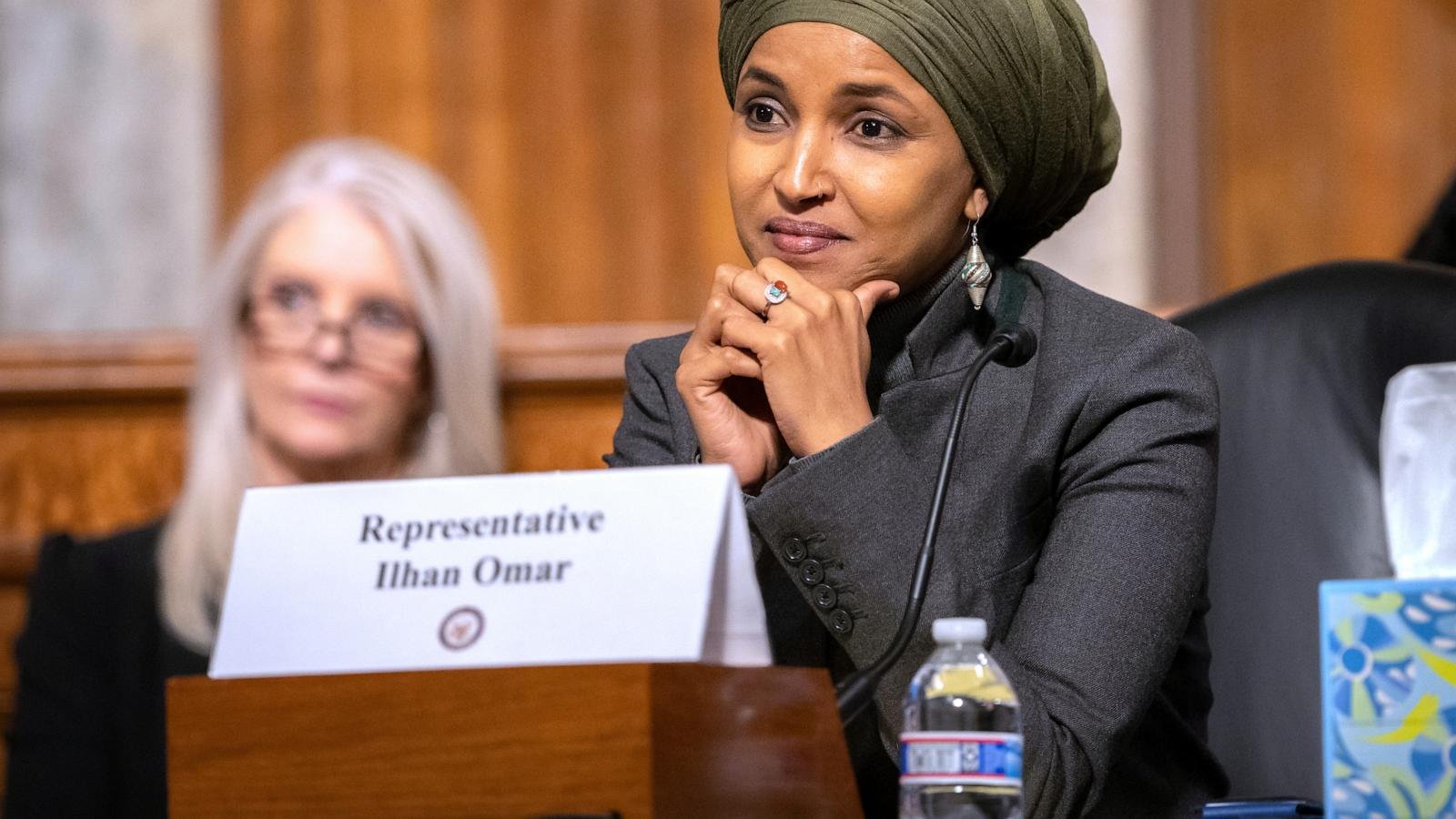 Rep. Ilhan Omar says she will from her Washington, DC, home after federal search